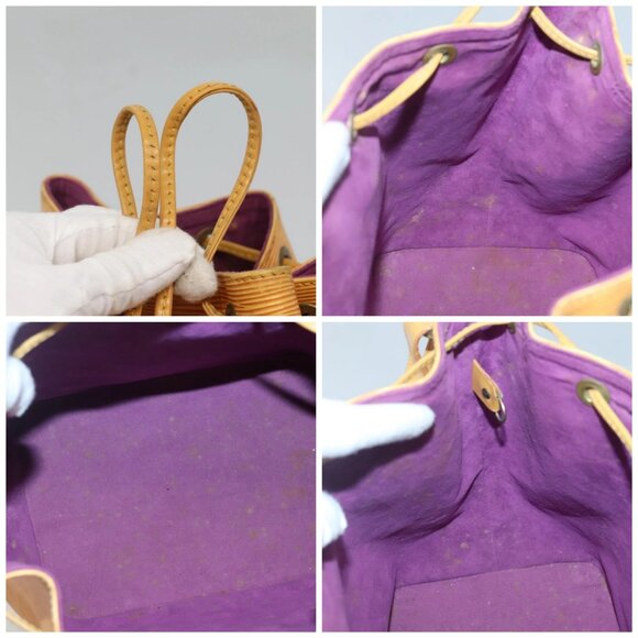 LOUIS VUITTON Epi Petit Noe Shoulder Bag Yellow - Picture 14 of 15